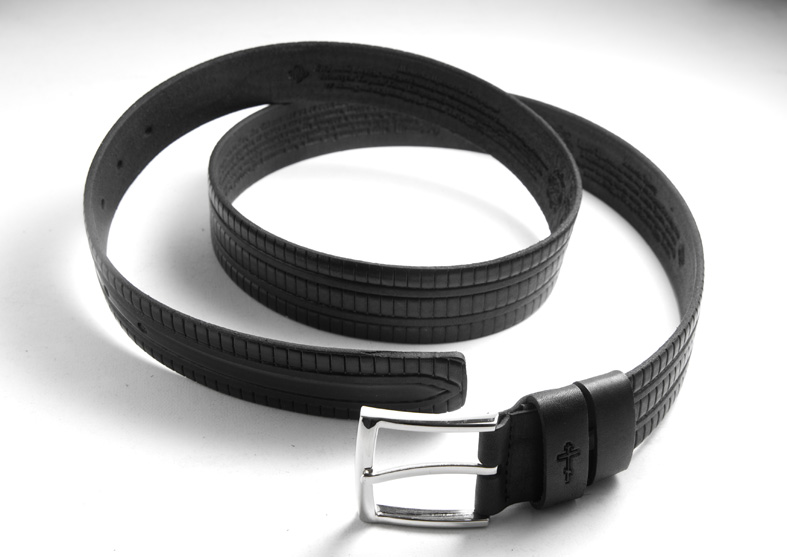 Пояс 1-слойный  с набивным рисунком молитва снизу 35мм, С 12