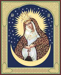 Б.М. "Остробрамская" (икона 10х 12 см, дерево) 