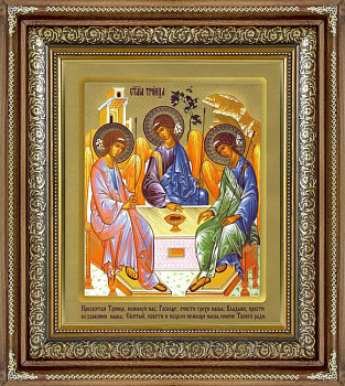 Икона в киоте "Стикер" ковчег большой, СВЯТАЯ ТРОИЦА, 185 х 230