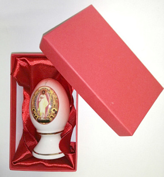 Яйцо малое ХВ (роспись, зол.) в шкатулке