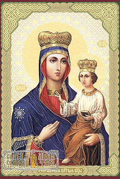 Икона Б.М. "Озерянская" (6 х 9 см, дерево)