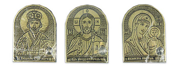 Икона автомобильная с частичкой земли Иерусалимской