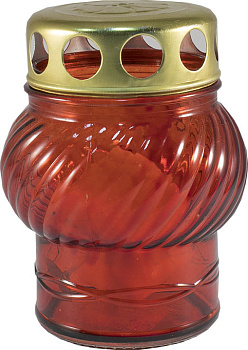 Неугасимая лампада залитая красная