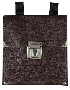 Сумка паломника нат.кожа 