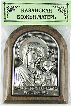 Икона Божией Матери Казанская 6,5 х 5 см 