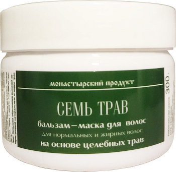 Бальзам -маска для волос 7 трав 