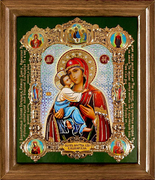 Икона Богородицы Владимирская, 16 х 19 см