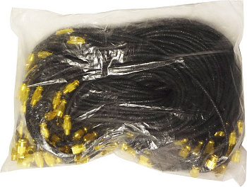 Гайтан 2 мм, хлопок, с замком