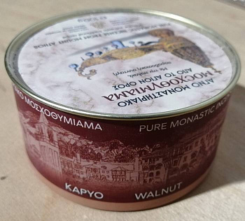 Ладан Ватопед ОРЕХ, 100 г круглая банка